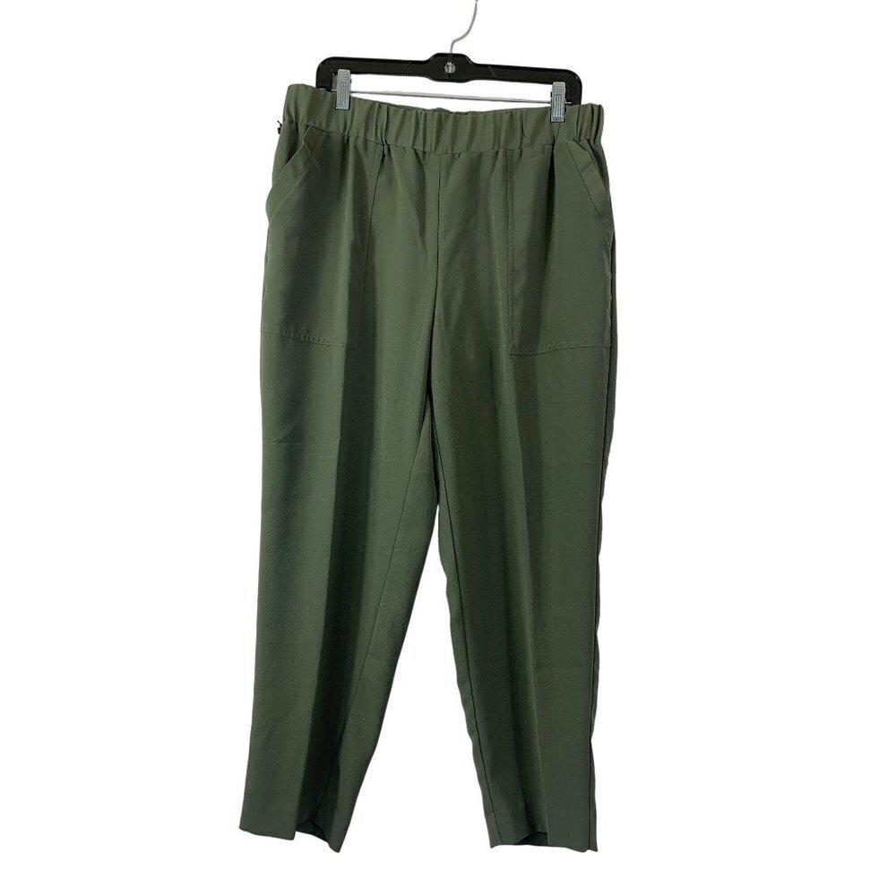Ava & Viv Women's Plus Size Jungle Green Pants